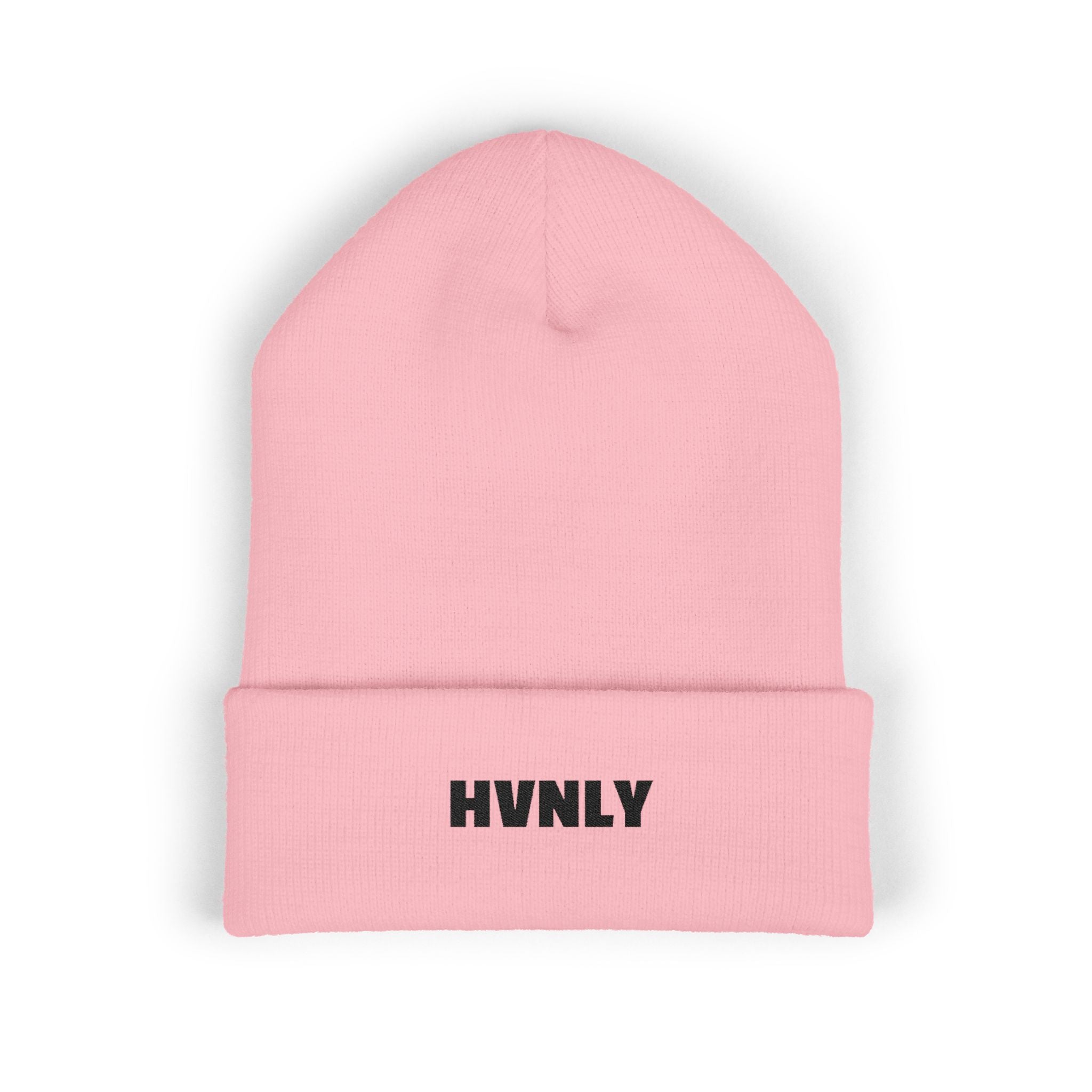 'HVNLY' Embroidered Cuffed Beanie
