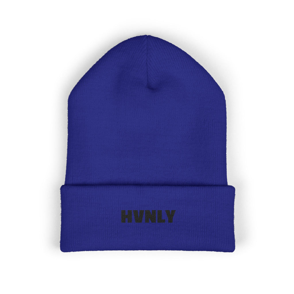 'HVNLY' Embroidered Cuffed Beanie