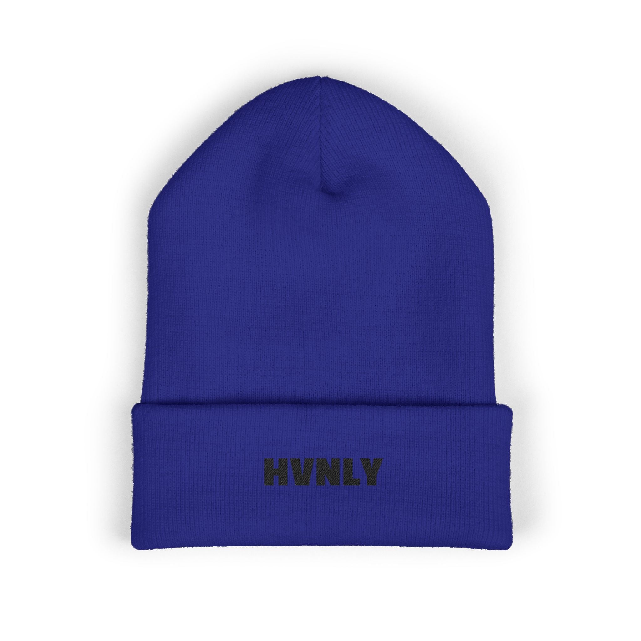 'HVNLY' Embroidered Cuffed Beanie