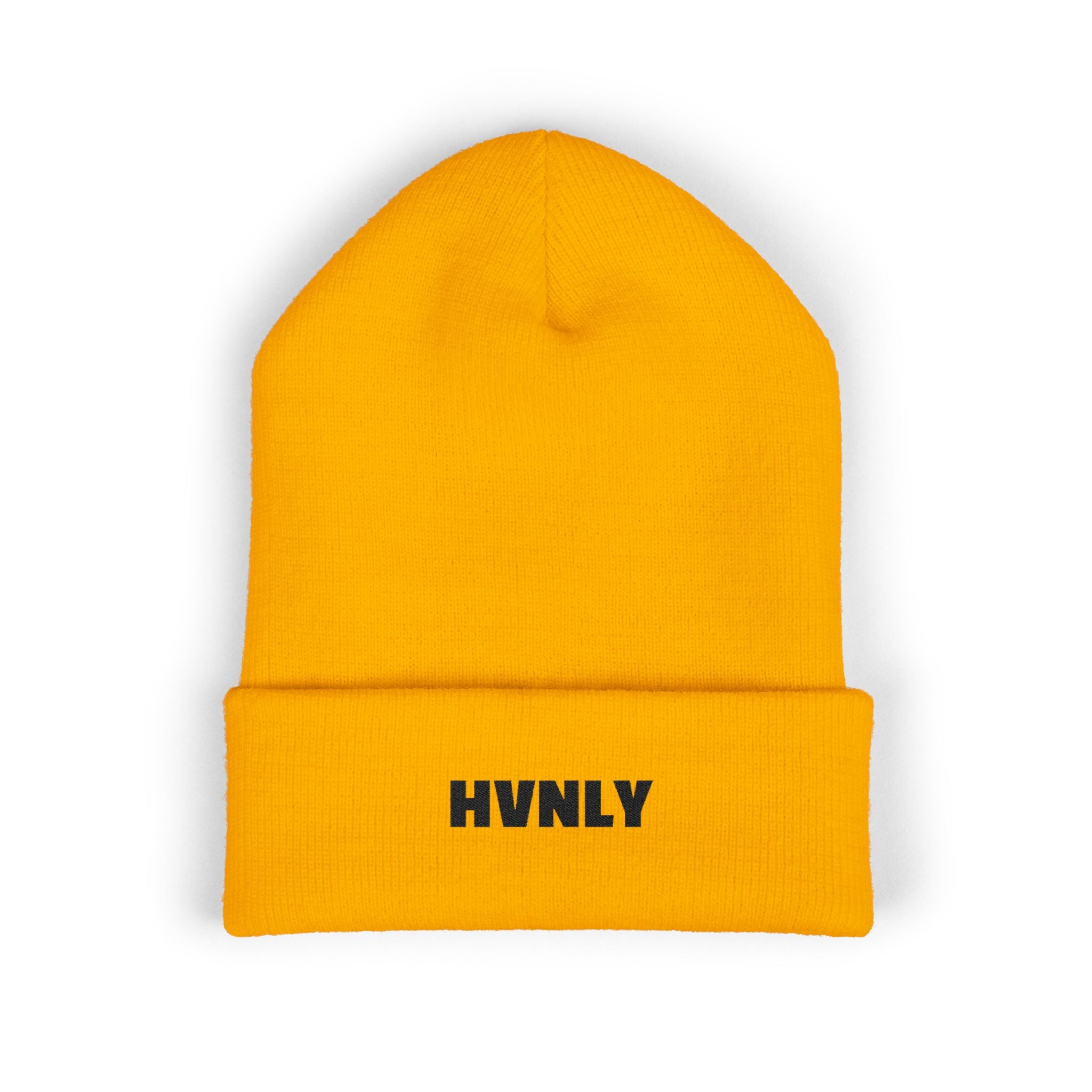'HVNLY' Embroidered Cuffed Beanie