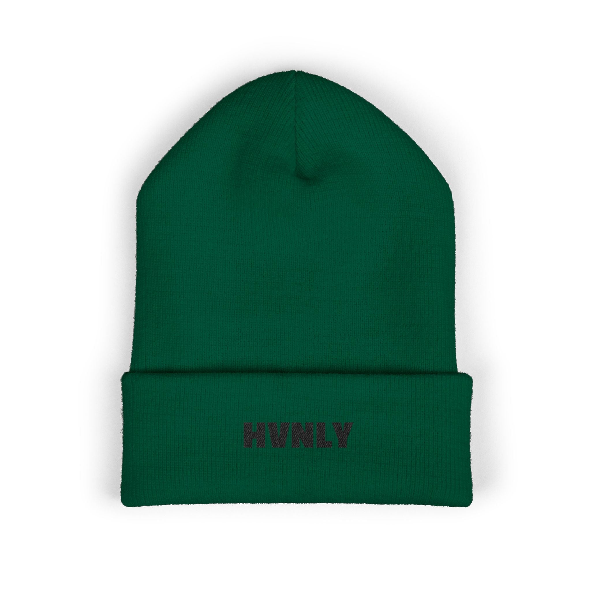 'HVNLY' Embroidered Cuffed Beanie