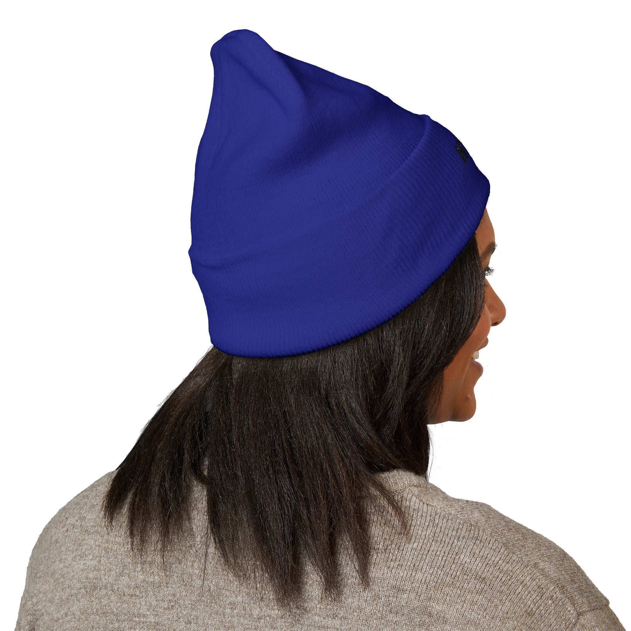 'HVNLY' Embroidered Cuffed Beanie