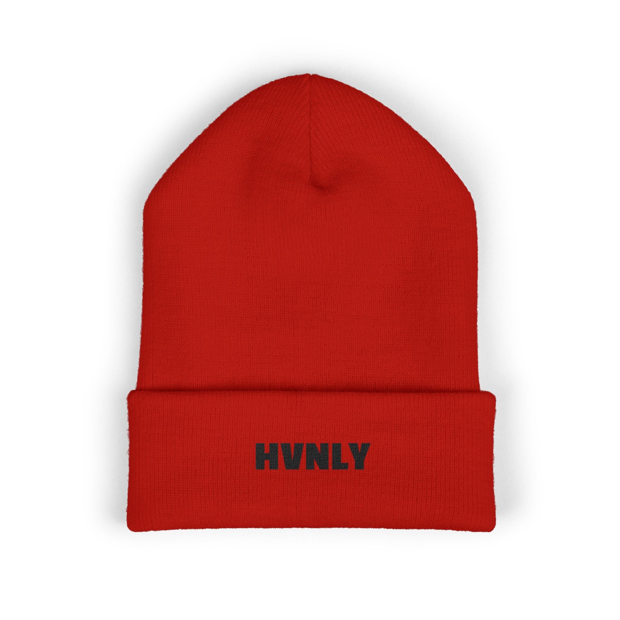 'HVNLY' Embroidered Cuffed Beanie