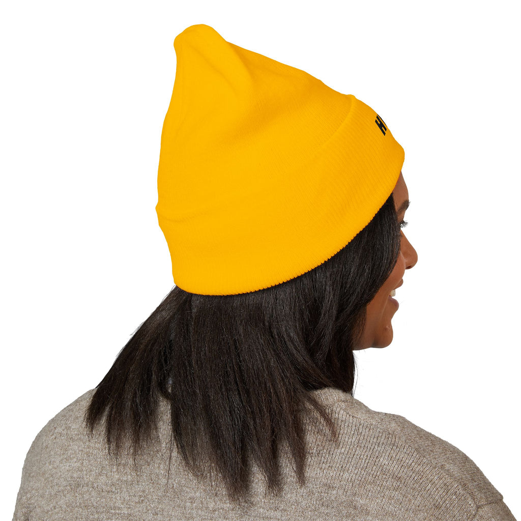 'HVNLY' Embroidered Cuffed Beanie
