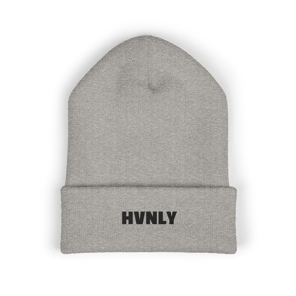 'HVNLY' Embroidered Cuffed Beanie