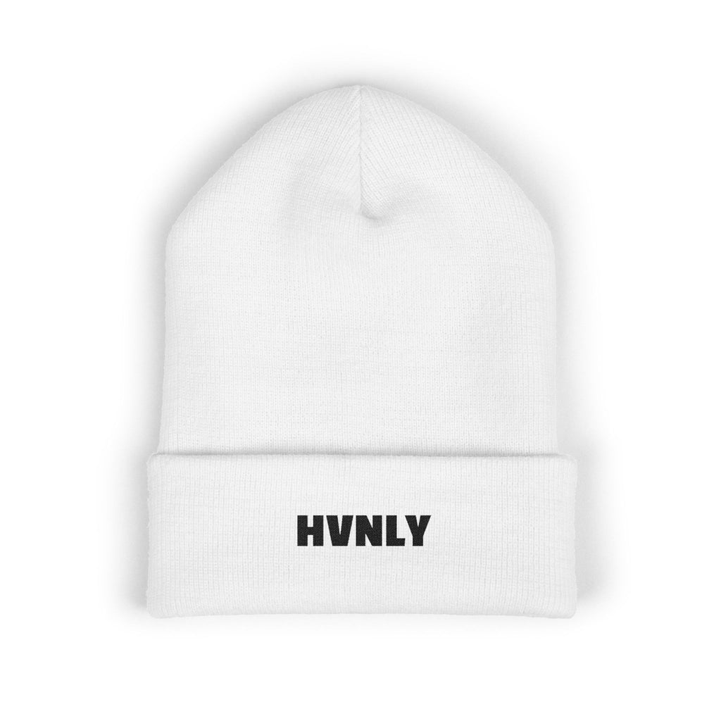 'HVNLY' Embroidered Cuffed Beanie