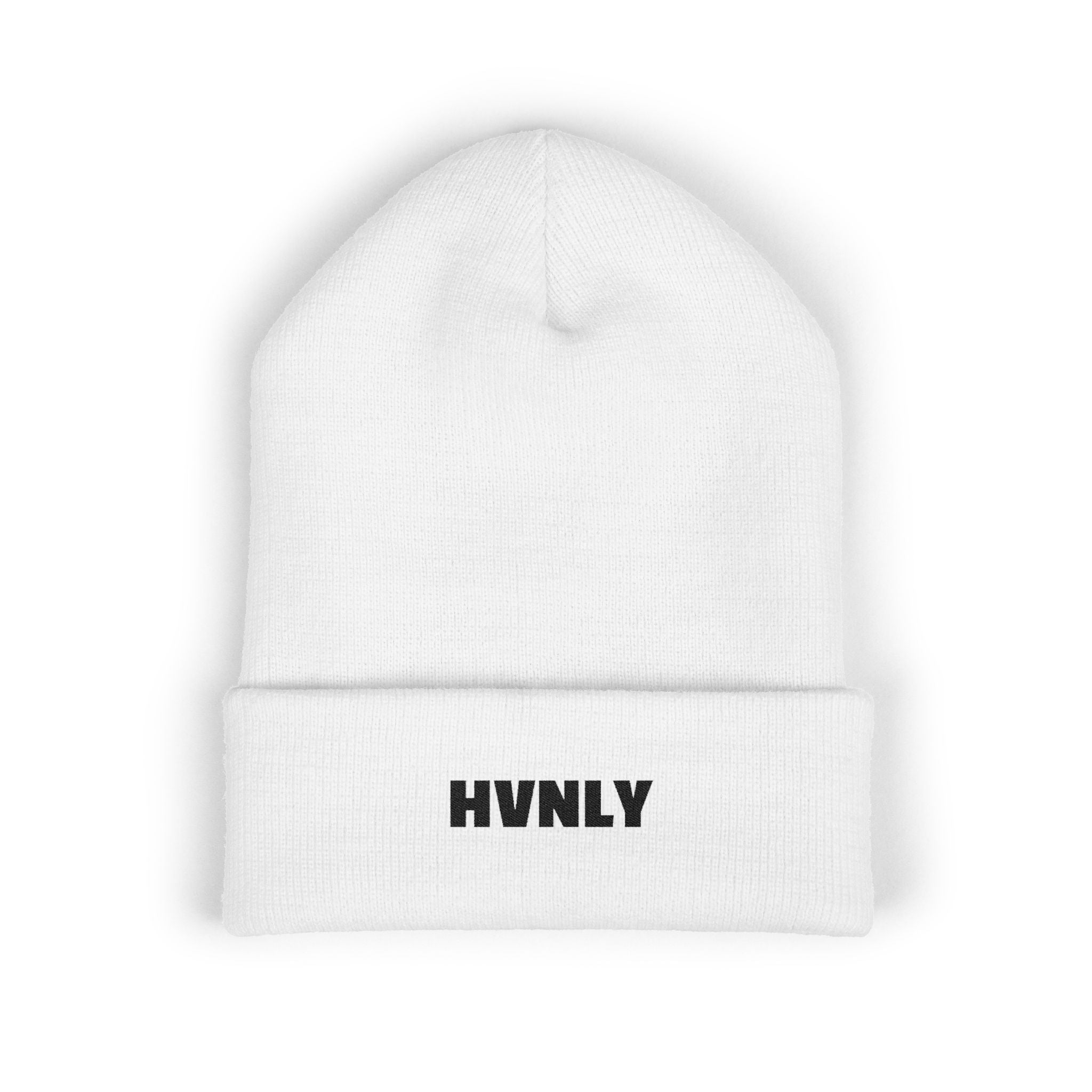 'HVNLY' Embroidered Cuffed Beanie
